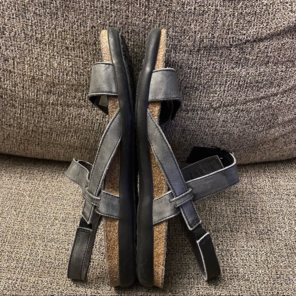 Naot Womens Norah Slingback Sandals Comfort Adjustable Pewter Gray EUR 42 - Picture 4 of 11